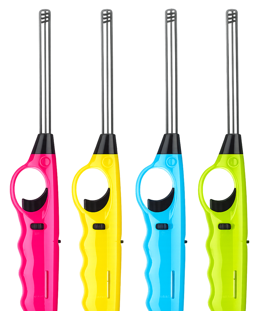 hb003c bbq пьезозажигалка газовая многоразовая globus