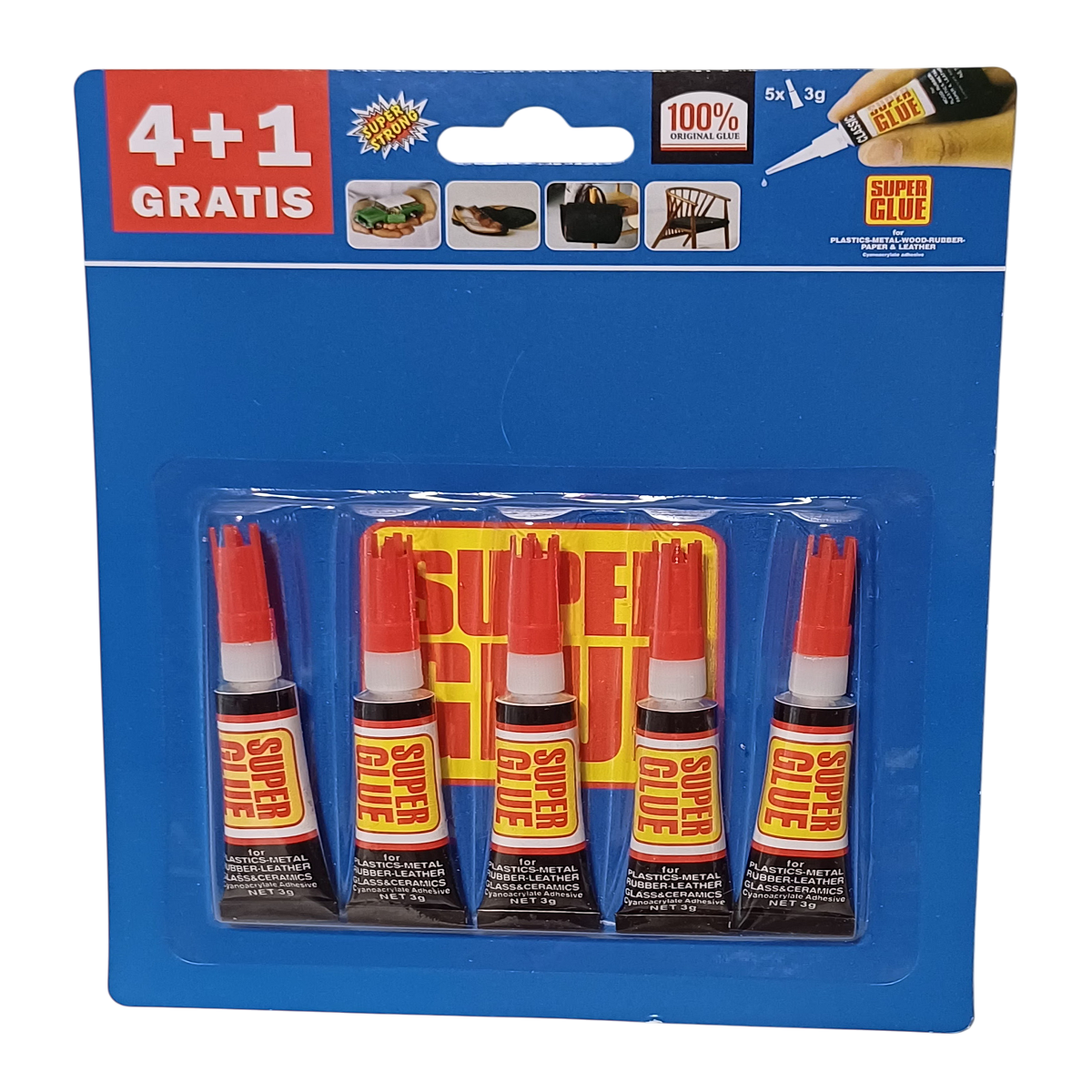 Клей 100% 3гр, блистер 5 шт