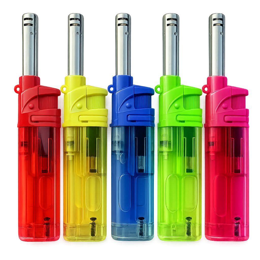 Зажигалка пьезо с турбированным пламенем bbq lighter q002