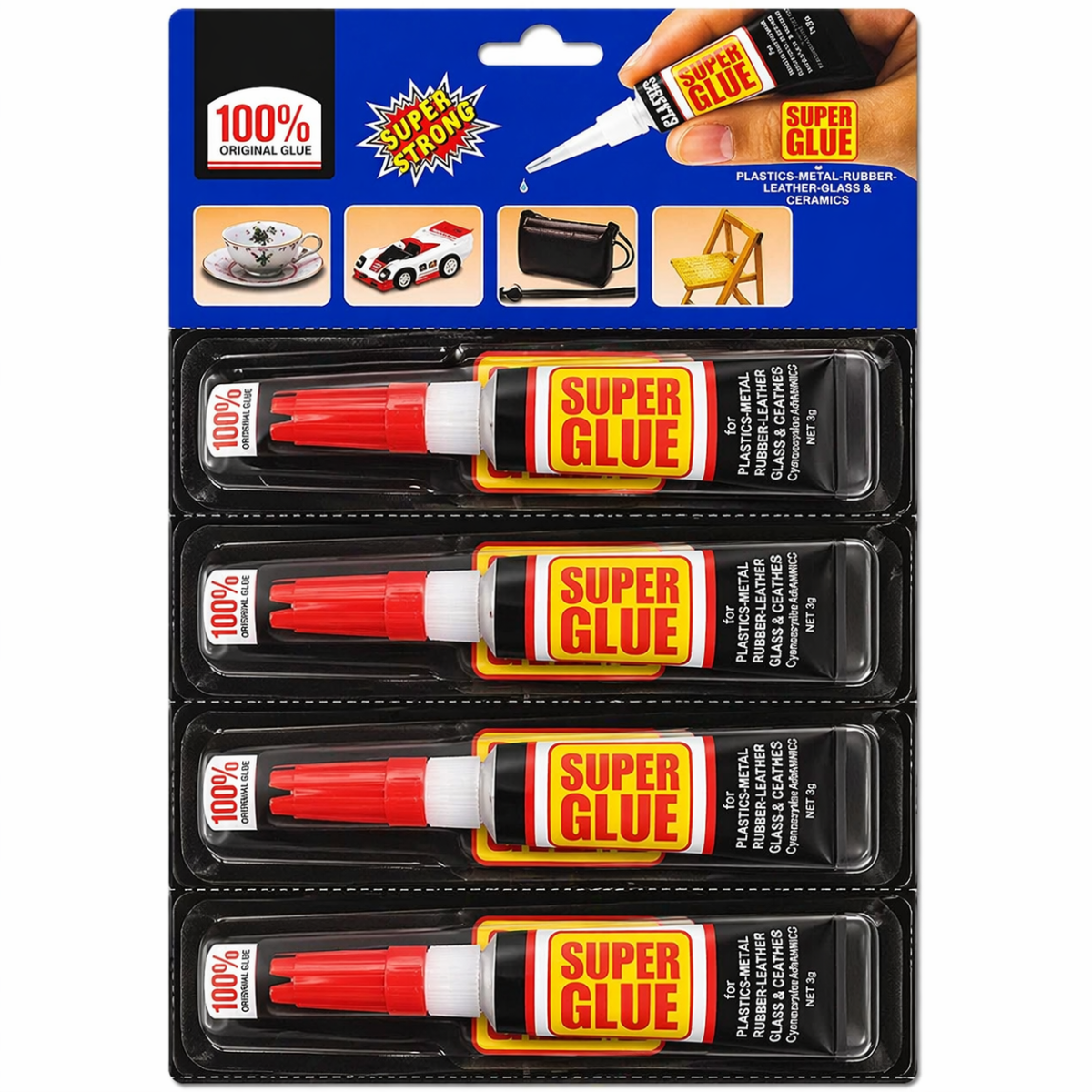 Клей 100% 3гр, планшет 12 шт