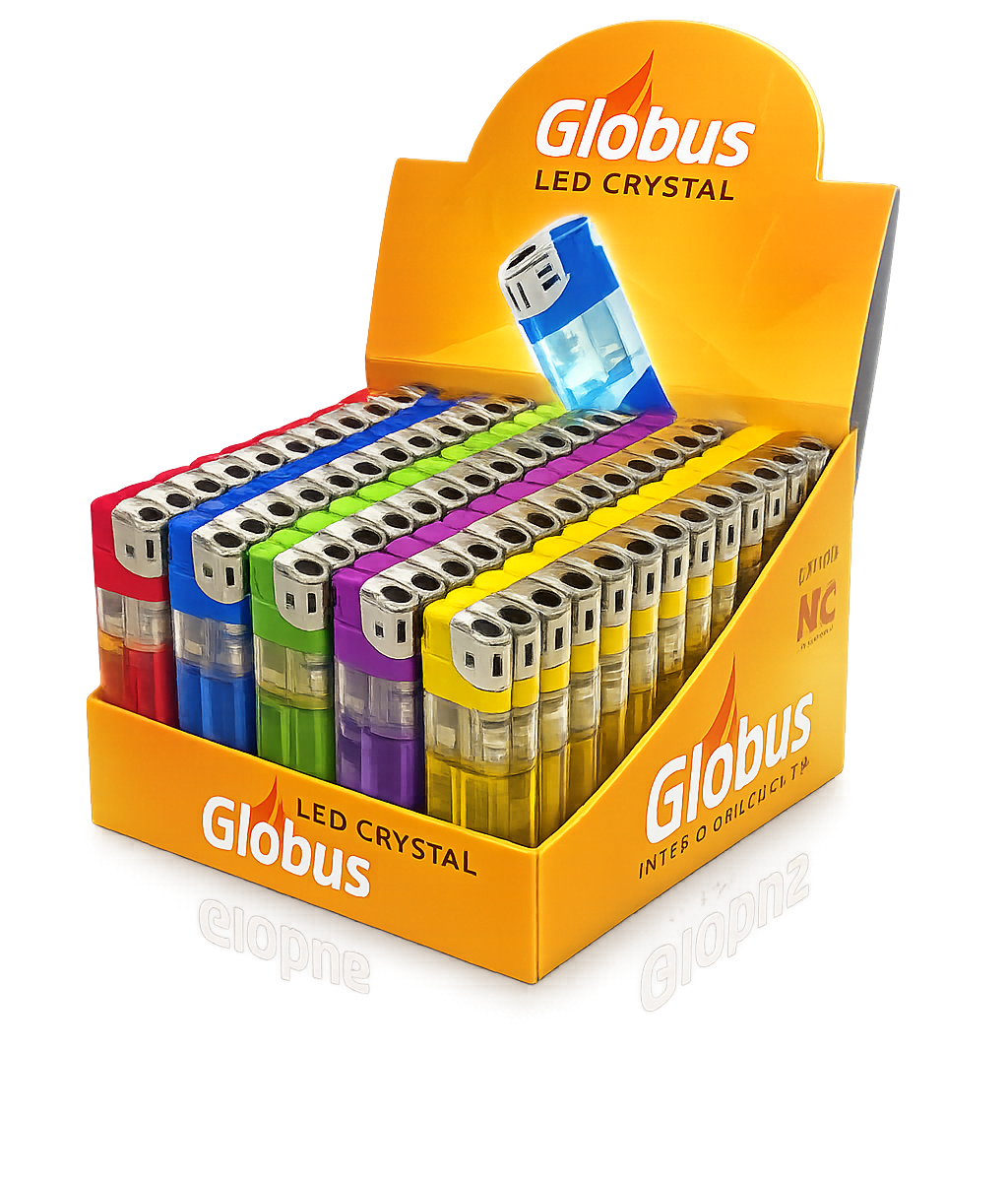 dy062 ЗАЖИГАЛКА ПЬЕЗО globus black gold МНОГОРАЗОВАЯ, 8.1 см clone