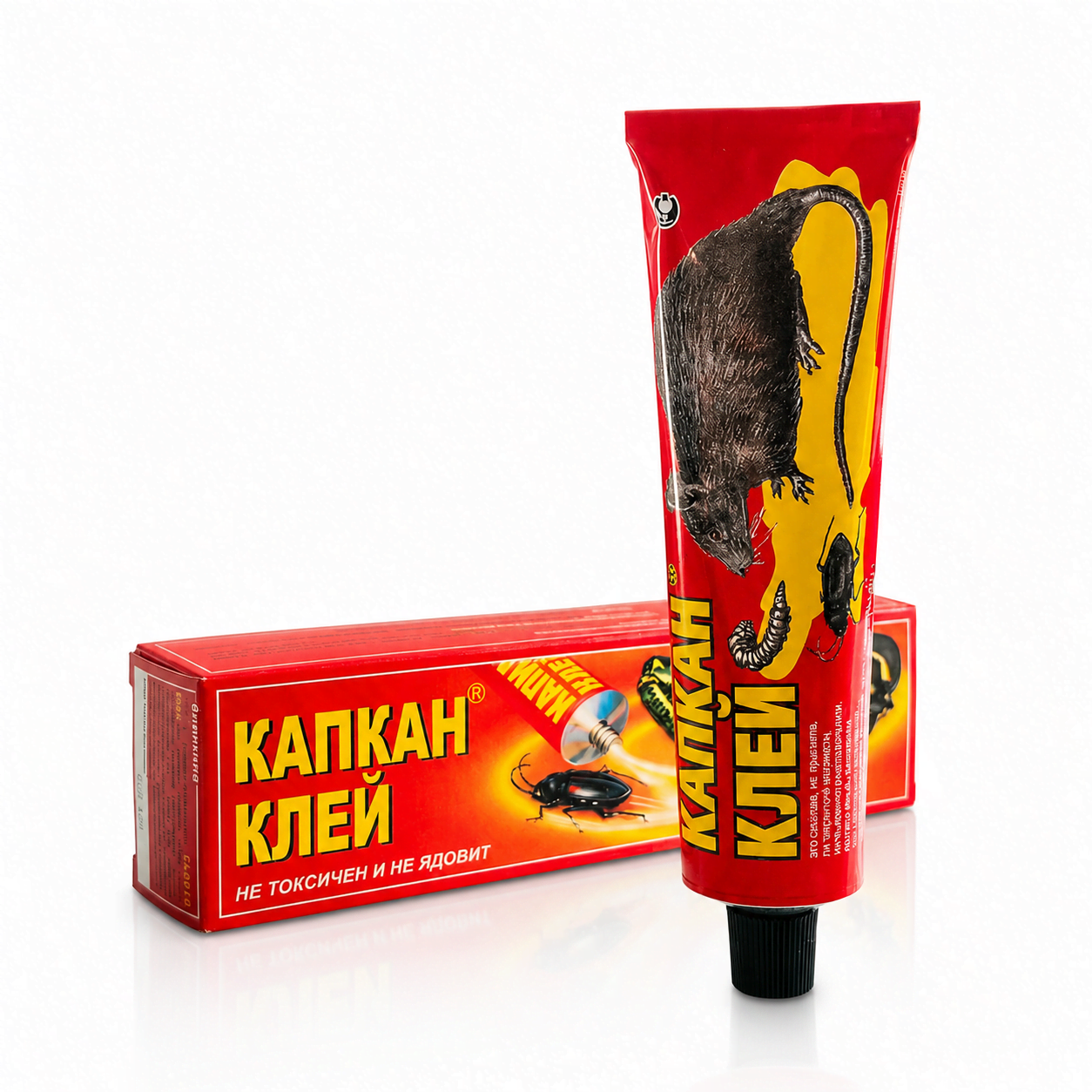 Клей от крыс и мышей Капкан, 135 гр. Клей от крыс и мышей Капкан, 135 гр.